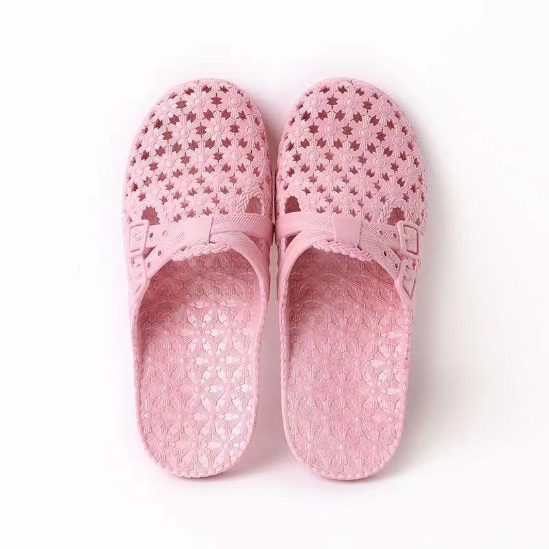 Spring Summer Autumn Shoes Indoor Garden Sandals Slippers Women Beach Bathroom Wear Non Slip Home