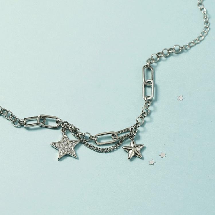 Copper Star Cold Wind Hip-hop Trend Pentagram Sweet Temperament Simple Jewelry