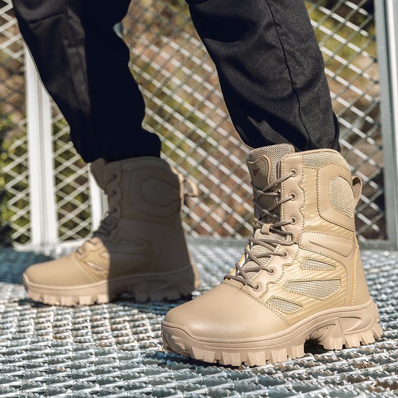 Tactical Boots High Top Medium Top Outdoor Combat Boots Men's Boots Desert Boots Battlefield Men's Boots