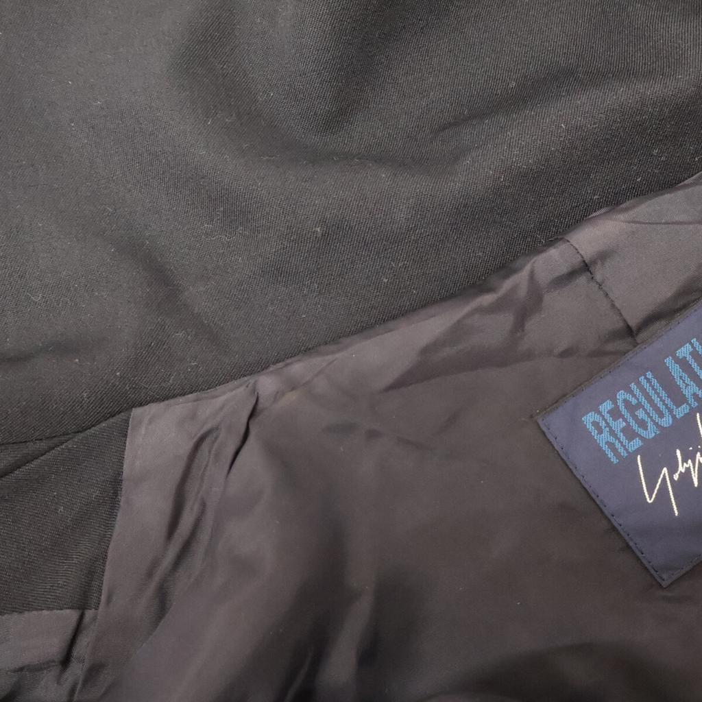 REGULATION Yohji Yamamoto FB-C50-100 GABARDINE R-BASIC COAT coat 2 blackUsed