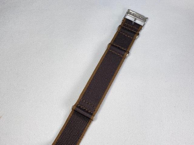 L0M9011J0 SEIKO Prospex 20mm Polyester Band Brown and via (for SBDC137/ 6R35-01B0 others) (Ships Nekoposu)
