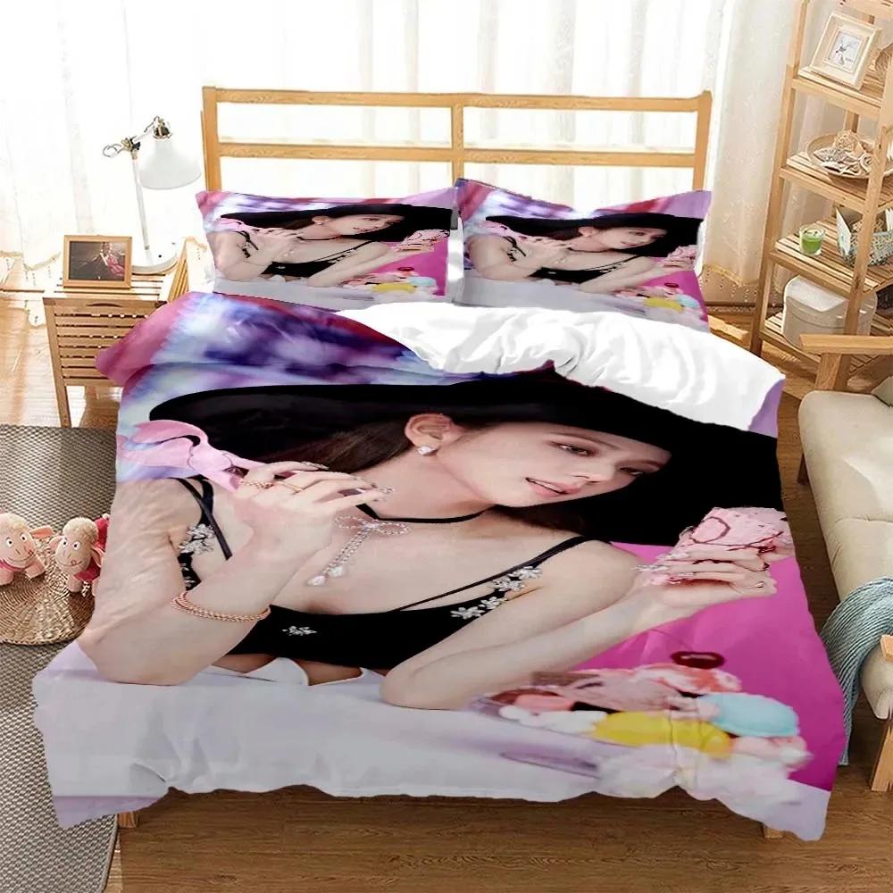 

3D Print Top Notch Gril Women Fashion Bedding Set Double Twin King Duvet Cover Comforter Pillowcase Boys Girls Adults Bedroom 70x133cm