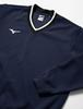 Mizuno Tennis Dress Size M to Japanese Size Sweatshirt, V-Neck, Thick, Moisture-Wicking, Quick-Drying, Stretch, Unisex, 62JC8002, Navy, (Equivalent M)