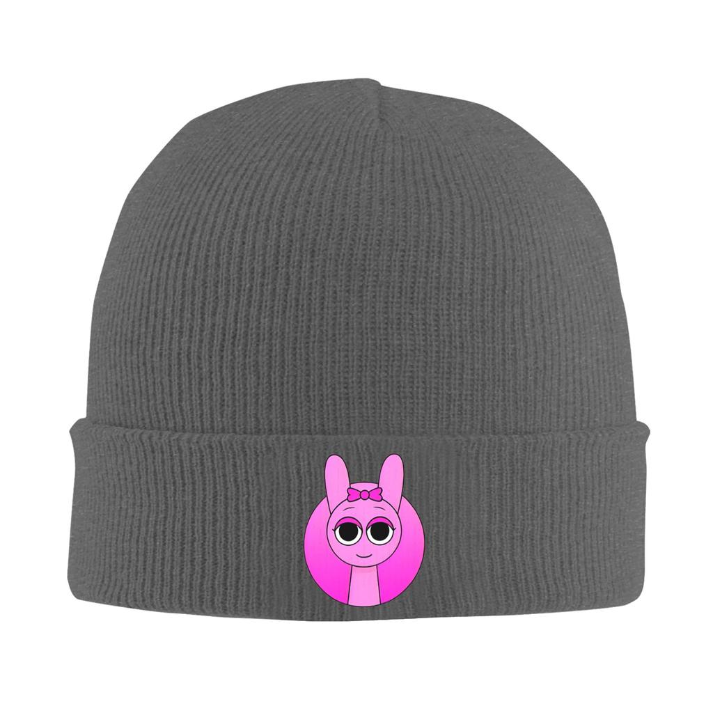 Sprunki Game Pinki Hats Autumn Winter Beanies Warm Game Caps Female Male Acrylic Knitted Caps