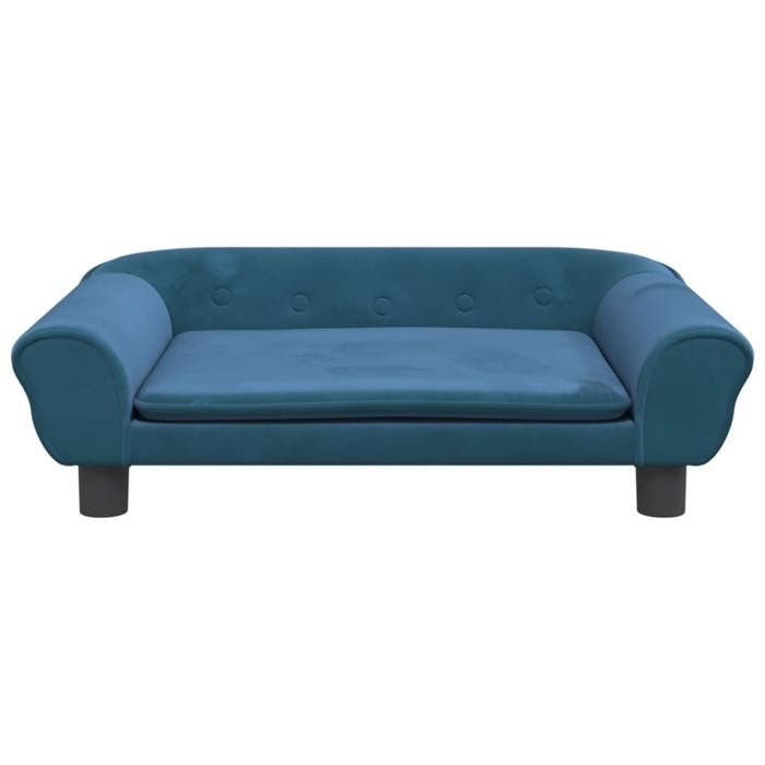 VidaXL Children's Sofa Blue 70x45x26 Cm Velvet, Mini Sofa, Mini Sofa Chair, Mini Sofa for Children, Sofa of 3196400