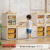 Foldable Plush Toy Storage Basket - Extra Large Flip-Top Box for Living Room