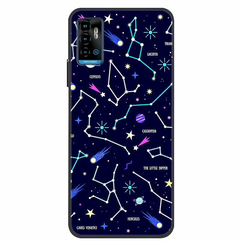 For ZTE Blade A71 Case Shockproof Soft silicone TPU Back Cover For ZTE BladeA71 Phone Cases for ZTE Blade A 71 2021 Cute Cartoon