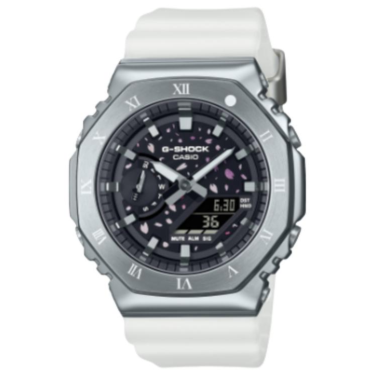 

CASIO 2100 200m Waterproof Quartz Movement Resin Strap Watch Unisex Black Dial GM-2100TTTR-8A Black Dial