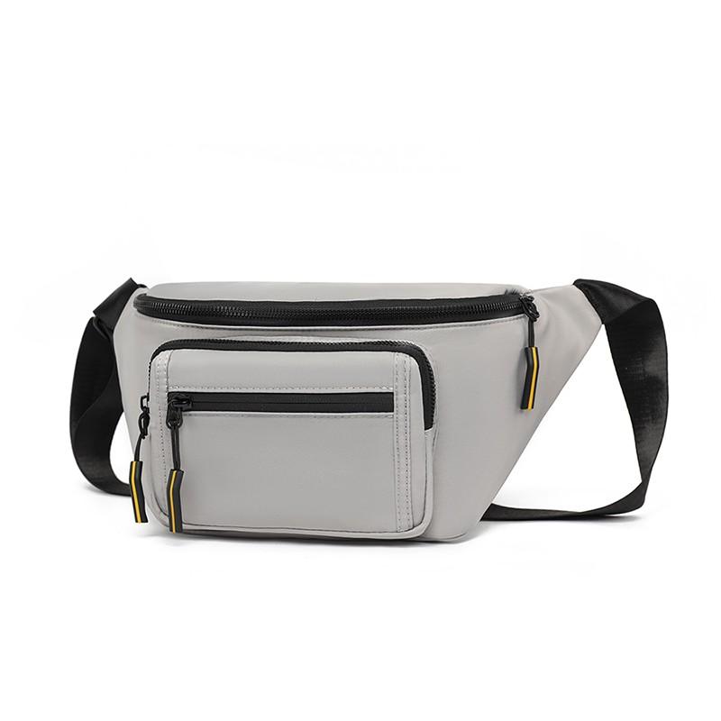 Fashion Trendy Brand Men's Functional Sports Large-capacity Breast Bag Multi-function Shoulder Messenger Bag Simple Fanny Pack