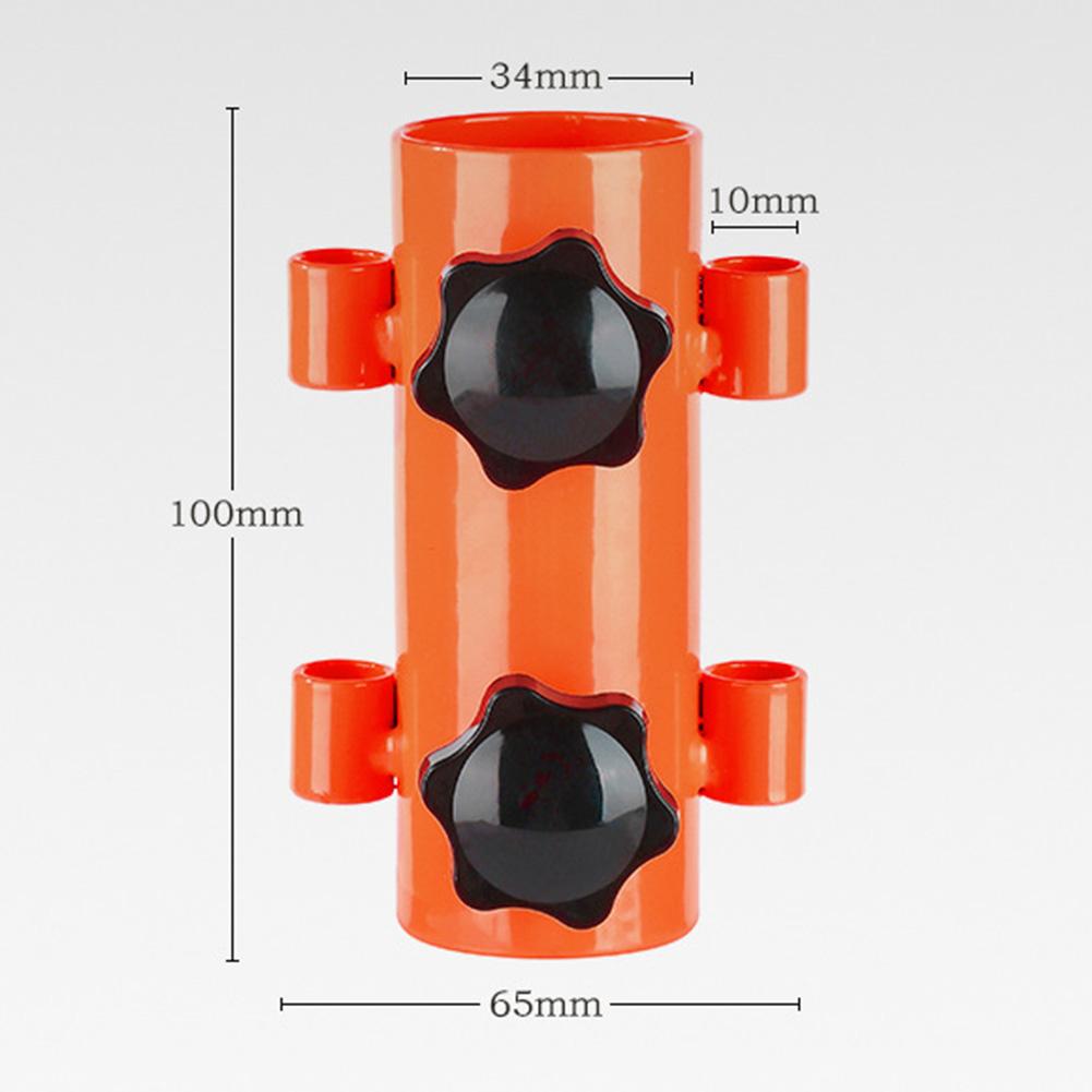 Awning Canopy Pole Fixing Pipe Ground Holder Colorful Windproof Adjustable Outdoor Camping Tent Accessories