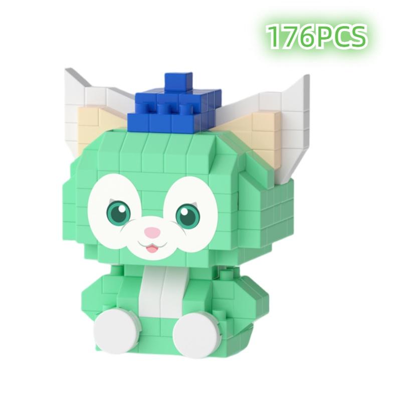 Lele Brother Совместимый Набор Мультяшный Мишка Клубничка Милый Мини Конструктор Для Девочек 100-200 Деталей Gelatoni