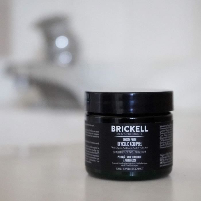Peeling - Brickell - Acide Glycolique - Naturel - Biologique - Anti-âge