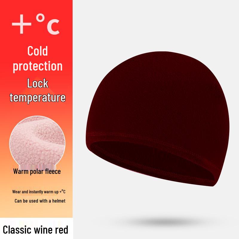 Thick Fleece Ear-Protective Winter Motorcycle Helmet Liner