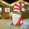 Christmas Inflatables Gnome, 4FT Blow Up Christmas Gnome Outdoor Decorations, Inflatable Yard Decoration, Christmas Holiday Gnome Decor for Party,