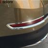 For Skoda kodiaq 2016 2017 2018   Chrome Rear Fog Light Lamp Cover Trim Tail Foglight Foglamp Bezel Trim Car Accessories
