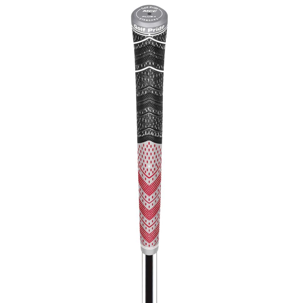 Golf Pride MCC Teams PLUS4 Standard Gray x Red 60 No Backline