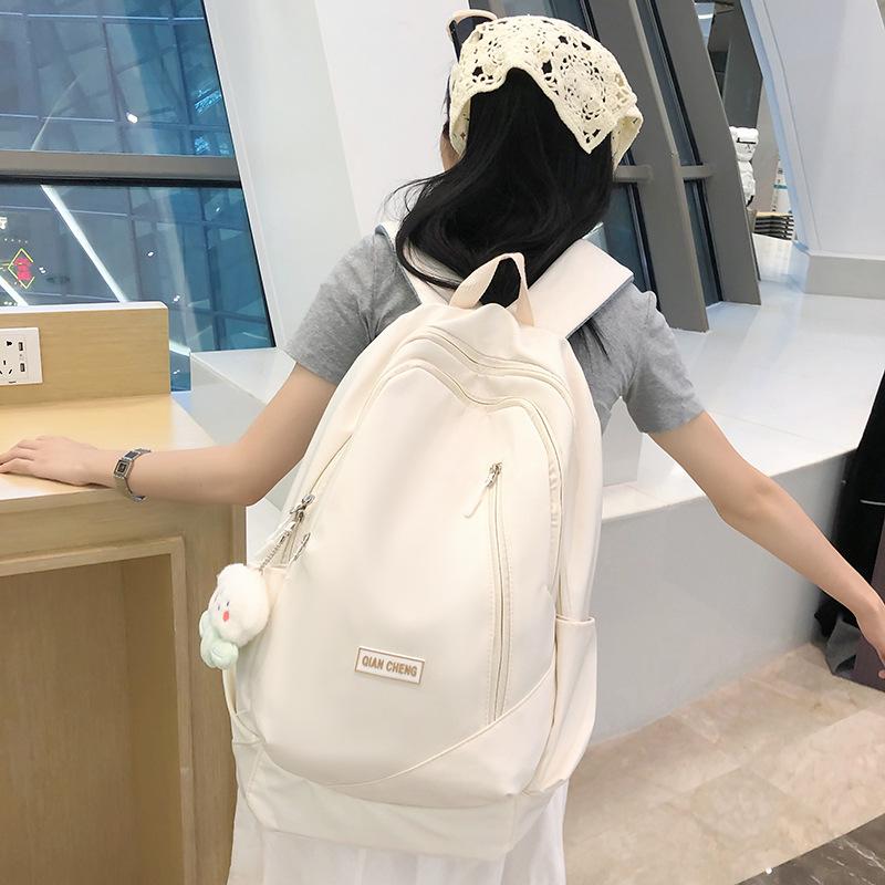Japanese Simple Backpack New Large-capacity Student Schoolbag Casual Simple Backpack