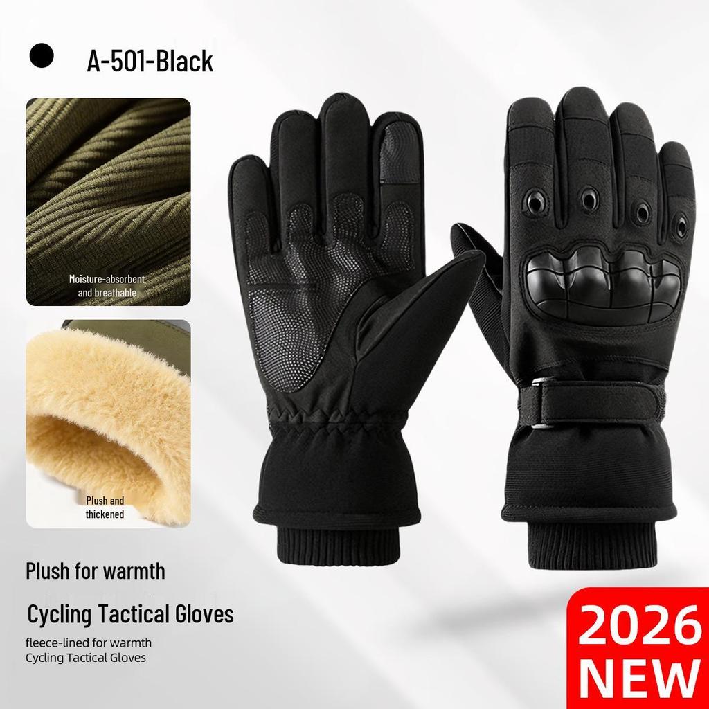 Winter Motorcycle Gloves - Unisex Thermal Protective Gear for Outdoor Sports
