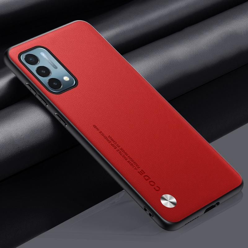Luxury PU Leather Case For OnePlus Nord N200 Back Cover Silicone Shockproof Full Protection Phone Case For One Plus Nord N200 5G