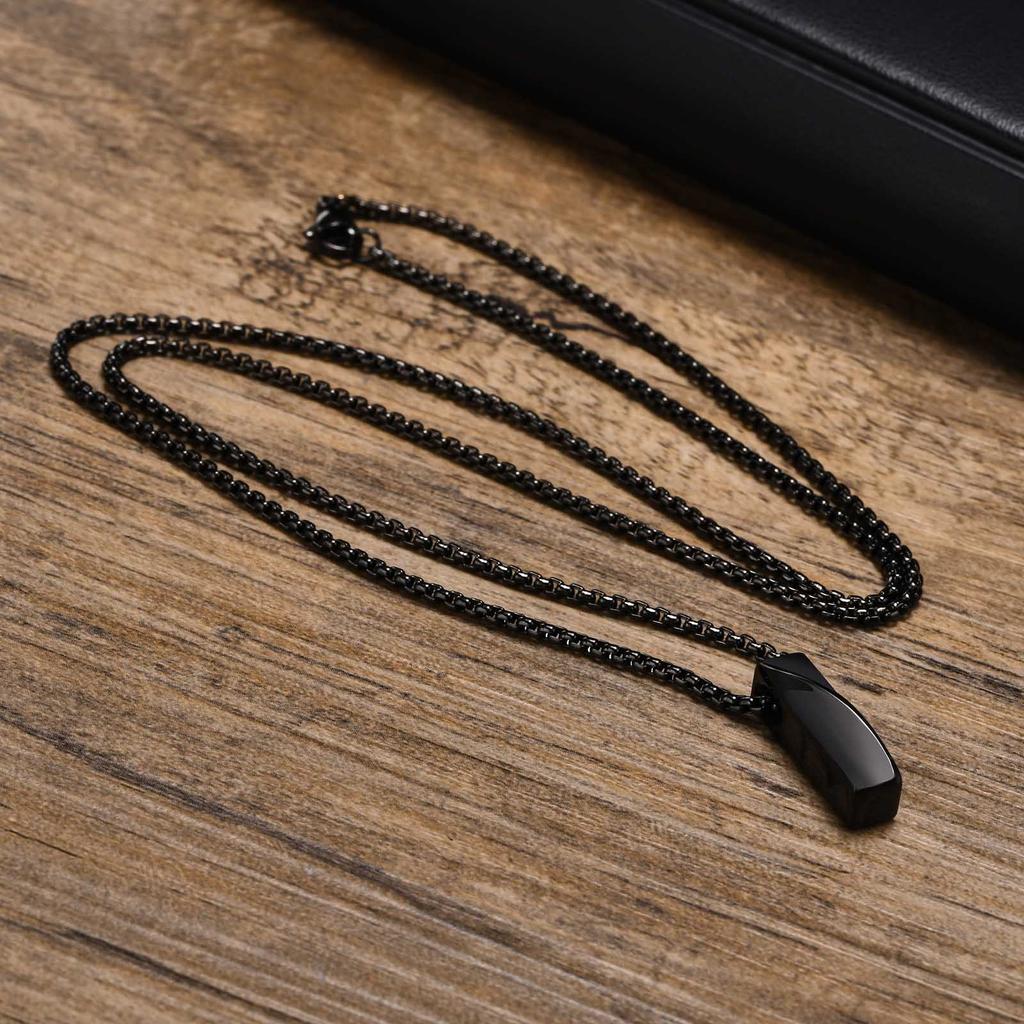 Europäischer und Amerikanischer Langer Geometrischer Moebius Anhänger Herren Mode Halskette Pullover Kette Schmuck