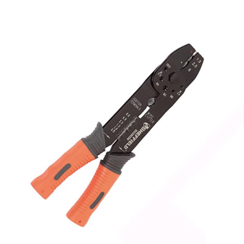 SHEFFIELD 8-inch Two-Color Handle Crimping Pliers