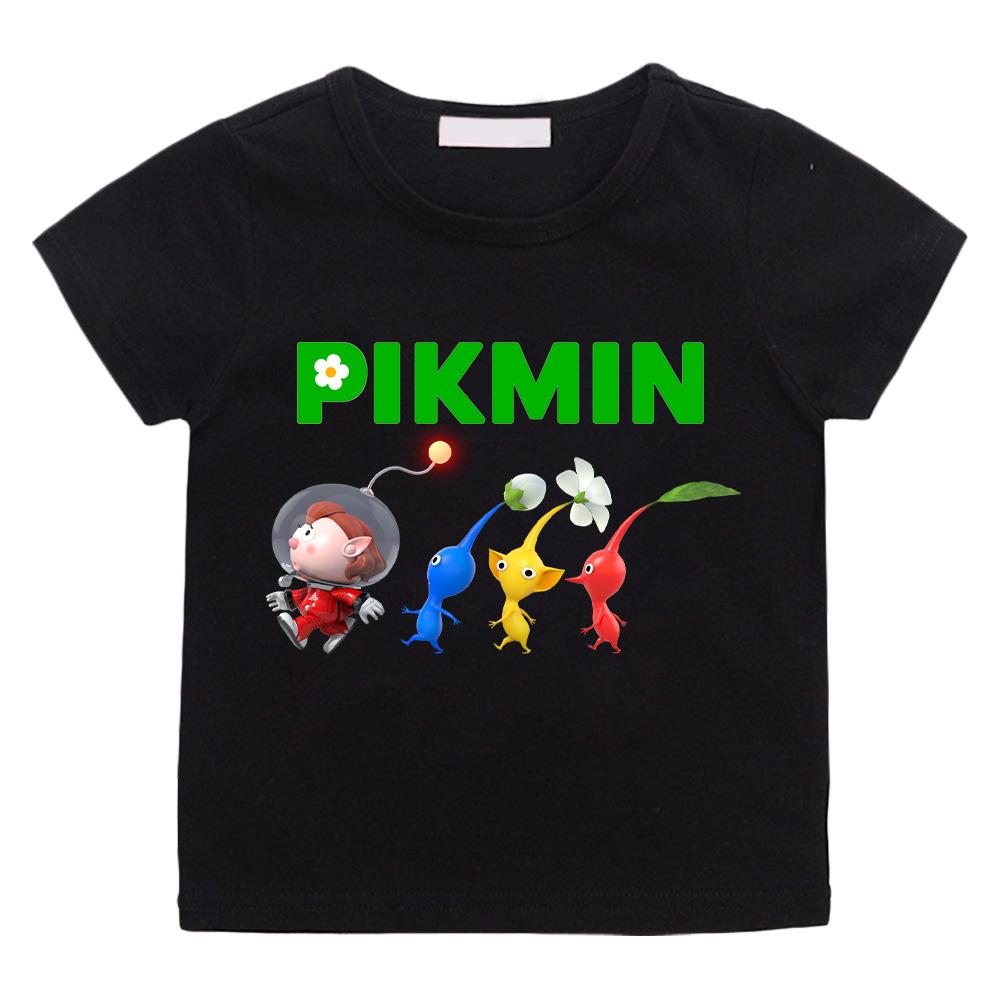 Pikmin and Olimar Captain T-Shirt, Short Sleeve, Spring and Summer, Boys and Girls Clothing, Fun Loose Top