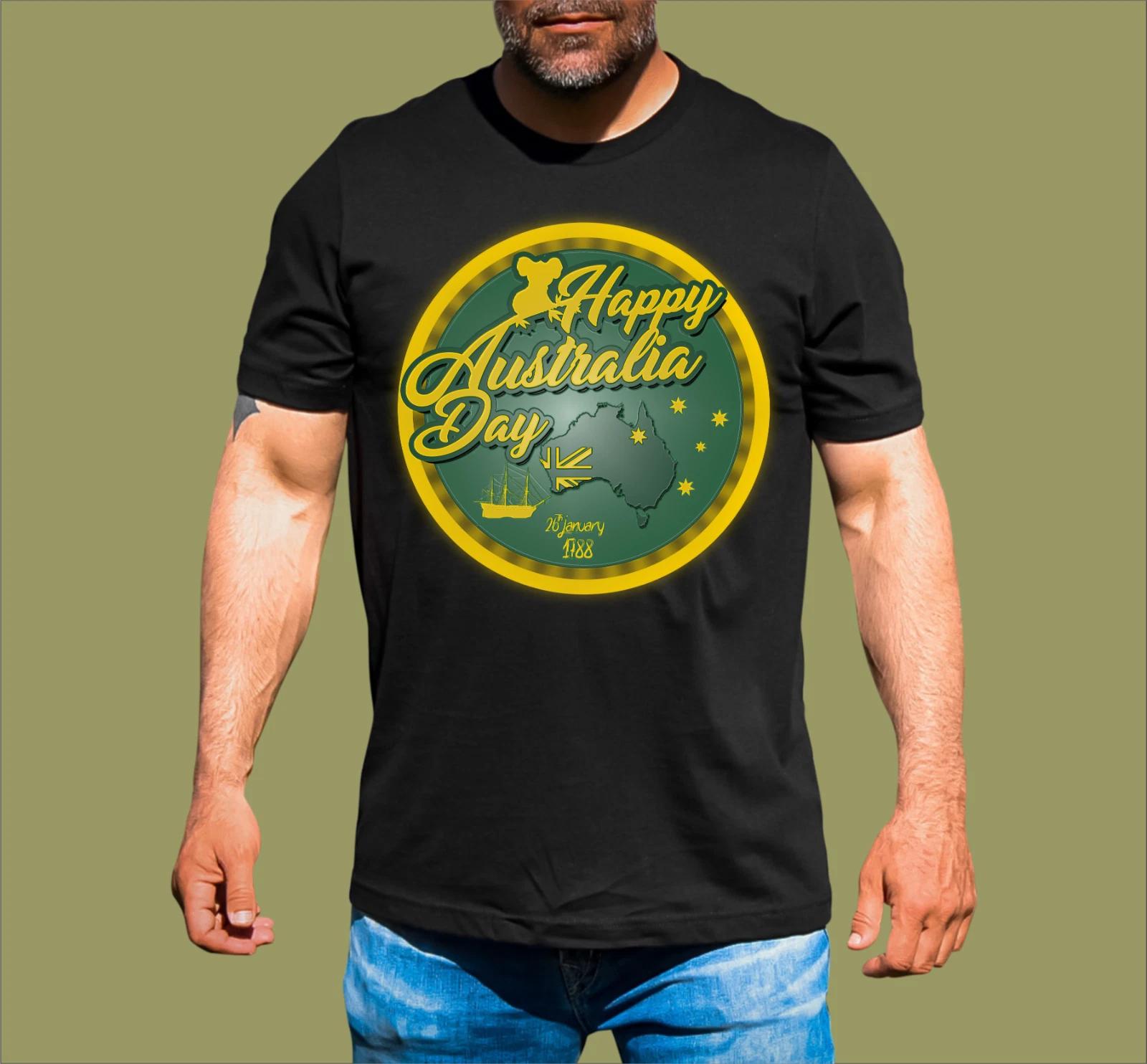 HAPPY AUSTRALIA DAY T-SHIRT. L