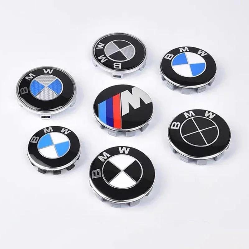 4pc 56/68mm Car Wheel Center Hub Cover Badge Logo Emblem for BMW E87 E30 E46 E28 E34 E39 E60 F02 F18 F35 G20 G03 G05 F10 E93 F20