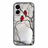 3D Emboss Case For iphone 17 2025 Phone Case Coque Flowers Black Silicone Soft Back Cover For iphone 17 5G Case 6.3" Funda Shell