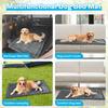 Backseat Pet Bed Mat, Dog Bed for Car Back Seat, Non-Slip Furry Dog Covers Pet Mat, Fit for Backseat Extenders and Seat Covers