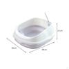 Cat Toilet Removable Large Semi-enclosed Litter Tray with for Cats