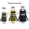 Waterproof Outdoor Travel Mesh Bag with Wet/Dry Separation - Ideal for Beach & Drifting Adventures.