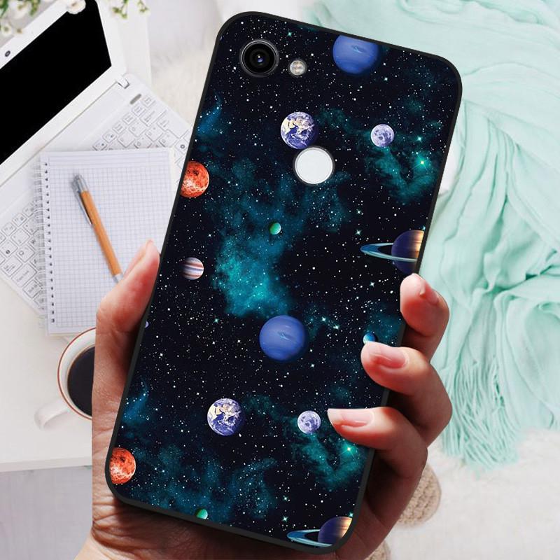 For Google Pixel 3a XL Case  Black Cover Lion Wolf Silicone Soft Back Cases For Google Pixel 3 XL Phone Case Pixel 3A 3AXL Shell