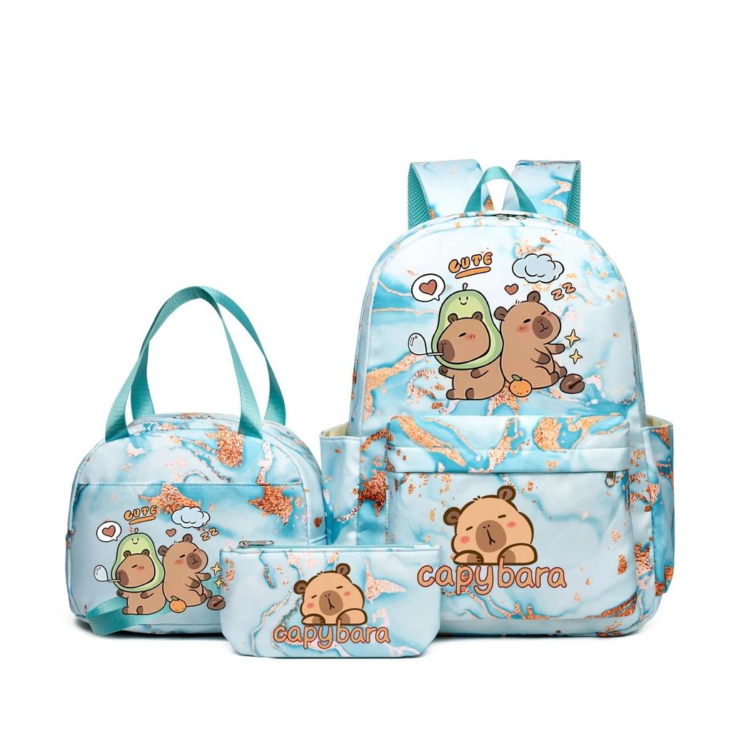 Student Schoolbag Cartoon Cute Large Capacity Backpack Lightweight Waterproof Middle School Student Backpack