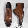 Fashion Fashion Trendy Casual Shoes Genuine Leather Oxford Shoes Comfortable Simple Men's Formal Dress Footwear Business Shoes Sneakers