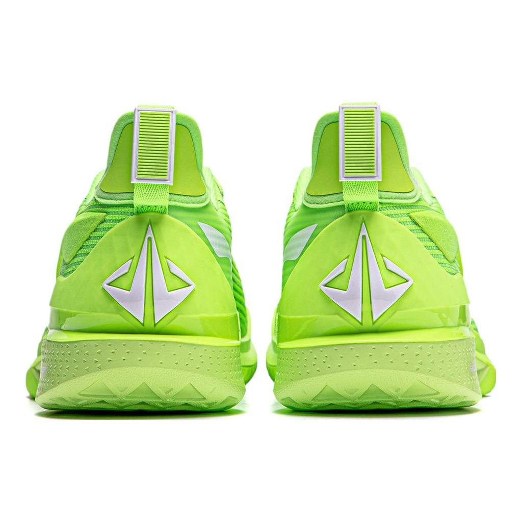 Li Ning JB2 Basketball Shoes Men's Low Top Fluorescent Vanilla Green ABAT081-7