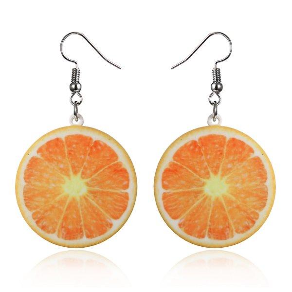 New Fashion Strawberry Cake Earrings For Women Resin Handmade Cute Watermelon Lemon Drop Earring Girl Birthday Ear Jewelry Gifts