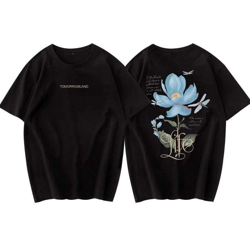 

2025 Afterlife Tomorrowland Men Women T-shirt Print Tshirt Clothing Designer Tee Cotton Oversized T Shirt Summer Tops S