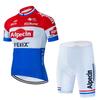 Tour De France Team Cycling Jersey Men's Short Sleeve Summer Shirt Breathable Quick Dry Outdoor Sportswear Mountain Clothing Set