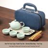 Luxury Travel Tea Set: Quick Pot with Four Cups – Perfect Customer Souvenir for Company Events
