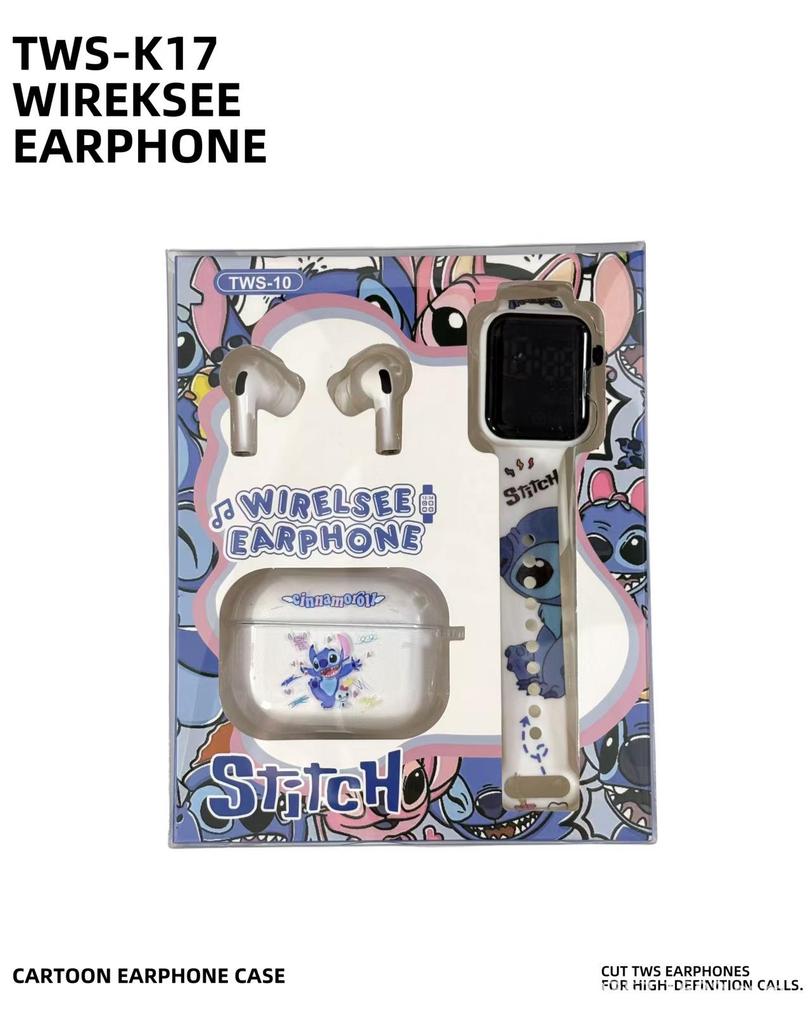 2025 Sanrio Noise-Cancelling Cartoon Wireless Earbuds - Cute Bluetooth Headphones
