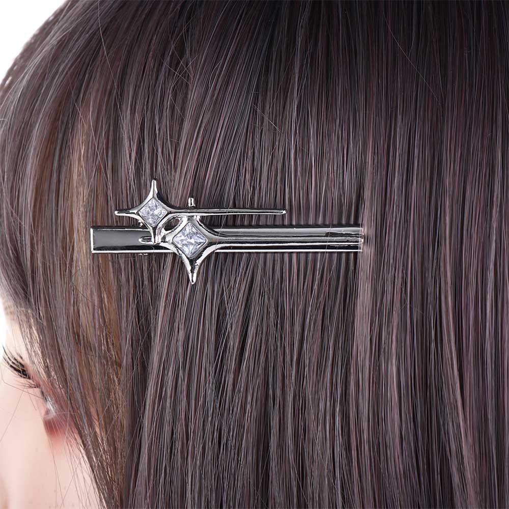 Silver Hairpins Metal Hair Clips Temperament Hair Clips for Women  Spicy Girl