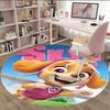 1pc Paw16 Carpet, Round Rug, Comfortable, Suitable for Entryways, Living Rooms, Office, And Bedrooms, Christmas Decoration