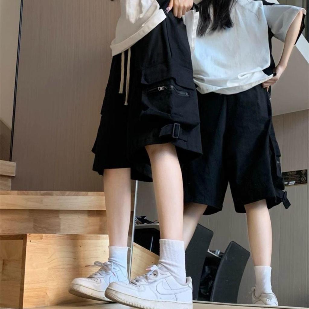 Unisex Summer Hip-Hop Casual Workwear Shorts - Loose Fit and Versatile