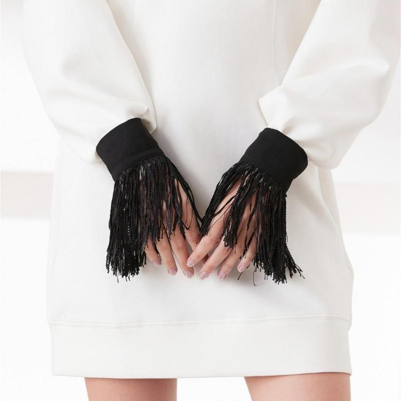 Women Wrist Feather Cuffs For Po Soft Fluffy White Elegant Warm Decorative Arm Warmer Plush Sleeves