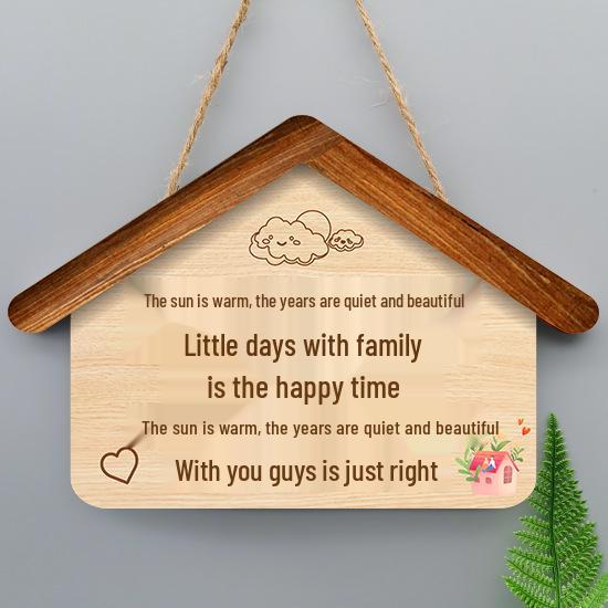 Creative Welcome Home Hanging Sign for Entryway