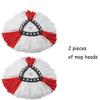 Suitable For Vileda And Ocedar Spin Mop Heads Triangular Cleaning Cloth Pad Brush Head Replacement Accessories