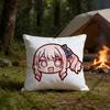 MMizukiS Polyester Printed Pillow Cover Square 30 35 40 45 50 55 cm Soft for Sofa Bed Car Home Decor