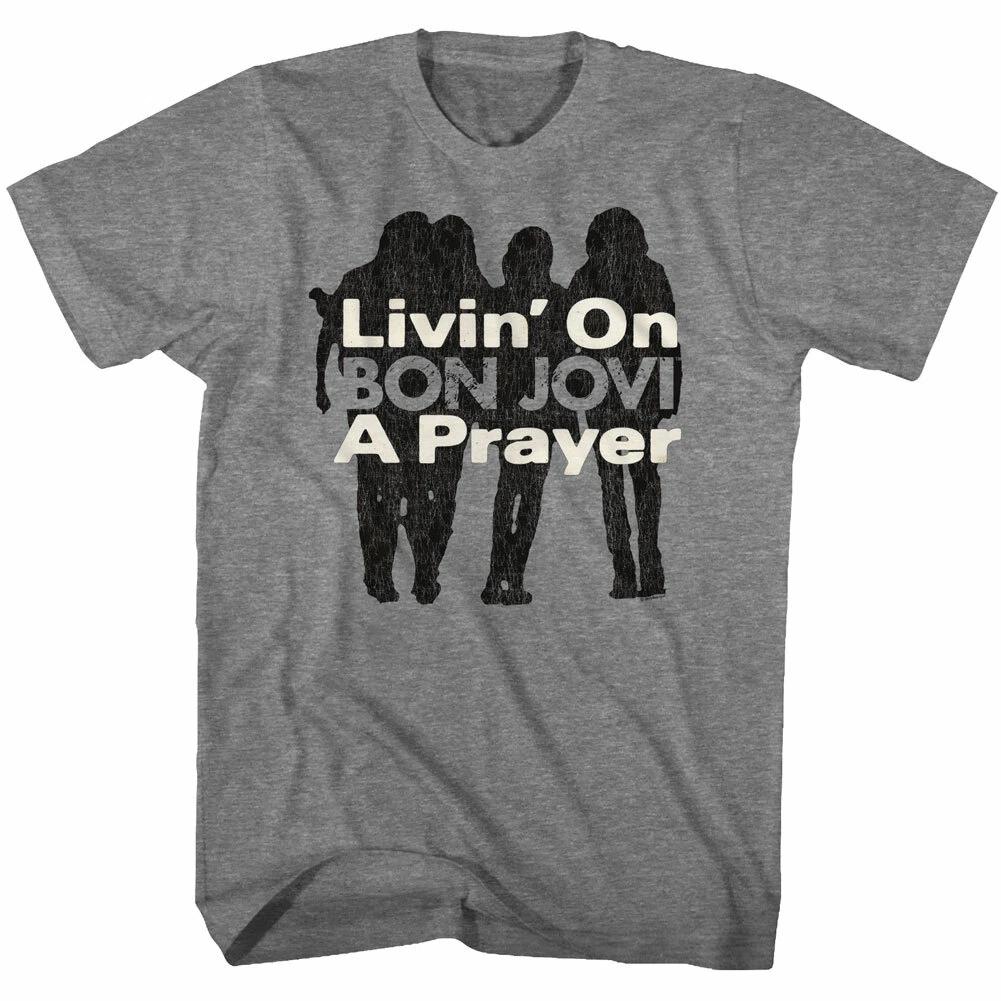 Bon Jovi Livin On A Prayer Men s T Shirt Music Merch 3XL