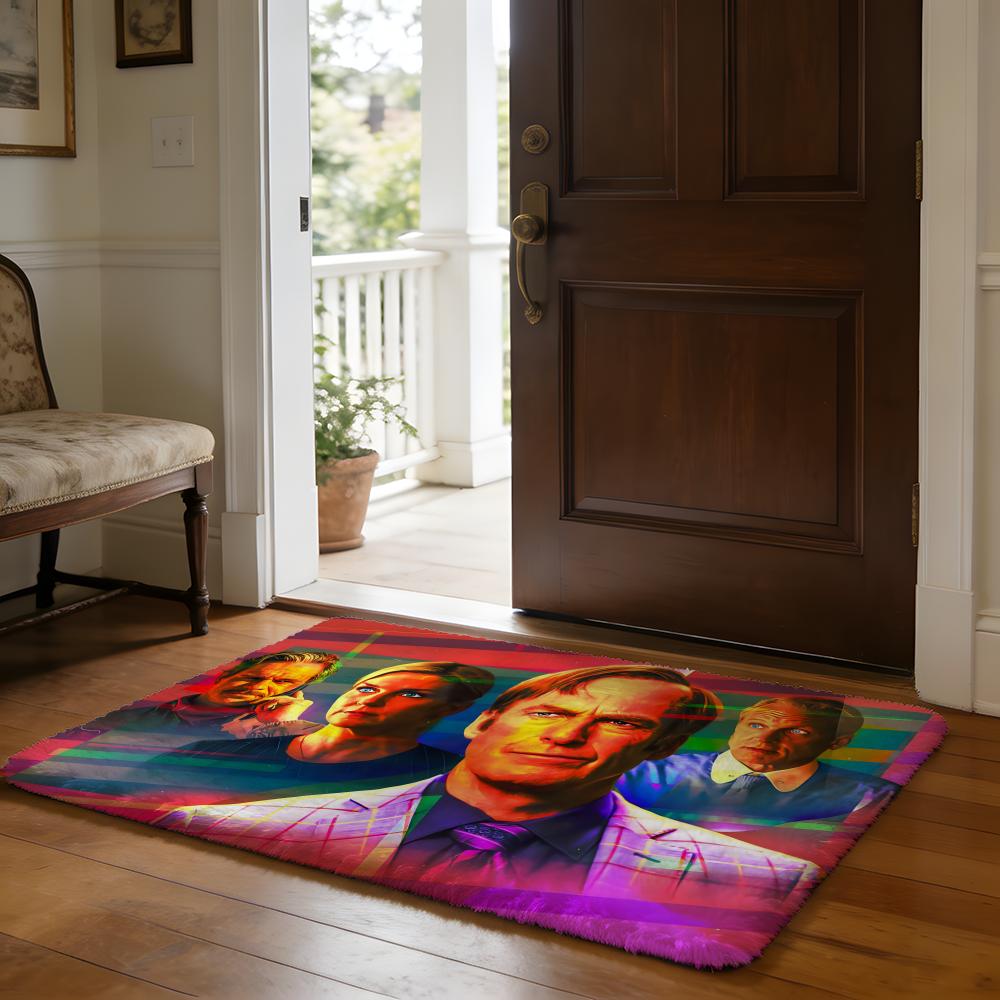 BBetter Call Saul Various Floor Mat Soft Flannel Absorbent Mat Non-Slip Rug Home Bedroom Bathroom